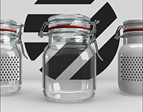 Free Glass & Ceramic Container MockUp