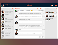 DTox - Redesign for Tox Chat