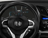 DISEÑO INTERACTIVO. Cockpit digital Honda CR-Z