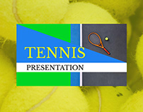 Bright Tennis - free Google Slides Theme