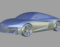 Audi R8 - Alias Modeling - WIP - 2020