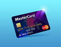 Free Master card Mockup PSD