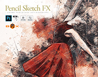 Pencil Sketch FX - Photoshop Add-on