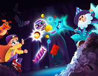 Illustrations for web game educational
