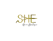 SHE Hair Boutique Logo Design