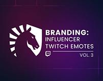 Branding: Influencer Twitch Emotes Vol. 3