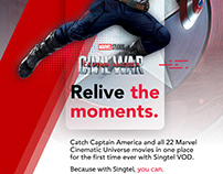 Marvel Cinematic Universe Launch on Singtel VOD