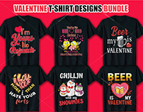 New Valentine T Shirt Design Bundle
