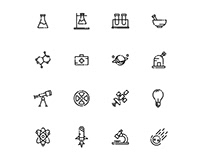 Free Science Icons Set