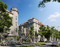 CGI:Reconstruction of a building in Germany