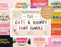 The Cute & Quirky Font Bundle