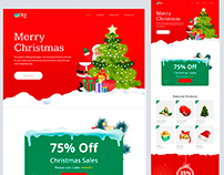 Merry Christmas - Landing Page Design with Elementor