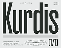 Kurdis Condensed Sans Font