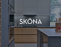SKONA company naming and a trademark design