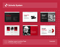 Schwiiz System / landing page layout + brand id