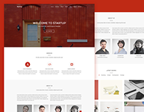 Startup Free Creative Agency PSD Template