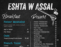 Menu Designs for Eshta W Assal