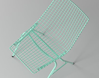 02_18 wire chair 3D model
