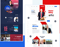 Electioneer: Web Template for Political Campaign