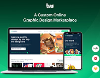 Online Graphic Design Marketplace Website