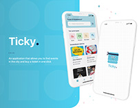 Ticky — buy tickets online | iOS App Design