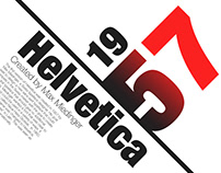 Helvetica 1957 Poster design