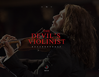 The Devil's Violinist - Website Design