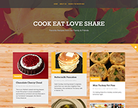 Recipe Website Design