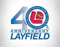 Layfield Anniversary Logo