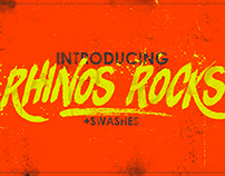 Rhinos Rocks Font