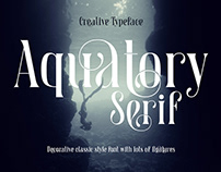 Aquatory Serif Font