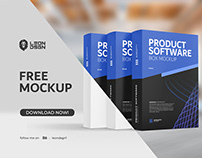 Free Software Product - Box Mockup