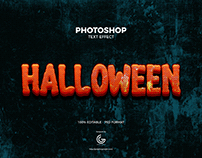 Free Halloween Photoshop Text Effect