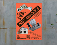 Graphic design Architecture exhibition Prefiguration