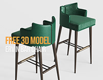 FREE 3D MODEL : ERVIN BAR CHAIR