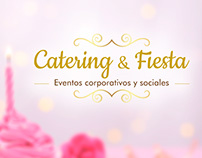 Catering & Fiesta - Diseño de logotipo y posts Facebook