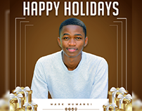 Happy Holidays Poster Design
