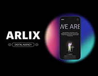 Arlix: digital agency design concept