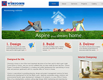 Website design for a builder.