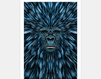Blue Ape Poster