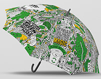 Adler Paper - Umbrella Doodle