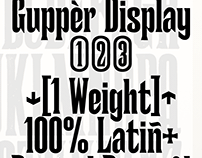 Gupper Display - Semi Revival Typeface