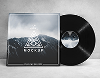Vinyl Record Mockups Pack