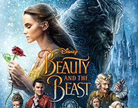 Beauty and the Beast - Illustrated Poster