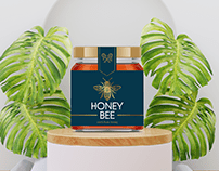 Honey Beed Label Design