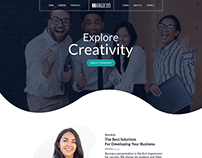 Landing page for HOLY IT