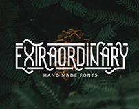 Extraordinary - Handmade Font