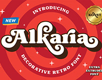 Alkaria - Vintage Retro Decorative Font