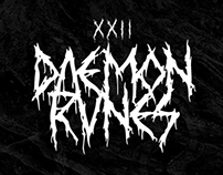 XXII DAEMON RUNES - Font
