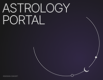 ASTROLOGY PORTAL — redesign concept